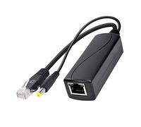 Feriany Ps5712Tg Divisor Gigabit de Alimentación una Través de Ethernet 10/100 / 1000Mpbs Rj45 Soporte Ieee802.3 AF/At (30W) Divisor PoE