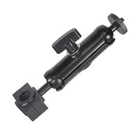 Feriany Soporte para manillar de motocicleta para cámara de bicicleta, espejo retrovisor de 1/4 de metal, para cámara de acción Insta 360