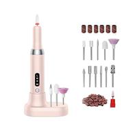 Feriany Taladro eléctrico para pulidora de uñas, uñas profesionales, lijado, pulido, eliminación, arte, lijadora, bolígrafo, máquina de manicura, B