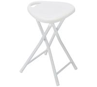 FERIDRAS 868004 Taburete Plegable, Metal, Cromo, 31 x 46.5 x 31 cm