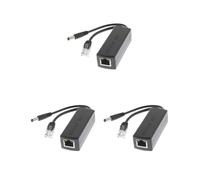 Feriuzymix Juego de 3 divisores PoE activos IEEE 802.3af Micro USB Power Over Ethernet 48V a 12V