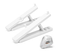 Feriva Soporte Ajustable para Microchip Comedero para Mascotas, Soporte elevado para comedero de gatos, 0, 15, 20 Ajuste de grado, Más fácil para los gatos alcanzar la comida