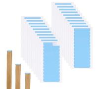 Ferizzia 240 Piezas Cinta Adhesiva para el Cabello, 4 x 0.8 cm Cinta Adhesiva de Extensión de Pelo, Invisible Doble Cara Cintas de Repuesto, Ultrarresistente, para Trama del Extensión de Cabello