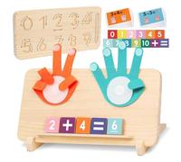 Ferizzia Juguetes Aprendizaje de Matemáticas Montessori, Herramienta Aprender a Contar, Juegos Educativos Niños 4 Años, Juguete Ideal para Niños y Niñas de Partir de 3 Años