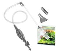 Ferizzia Sifonador Acuario Limpiafondos, 1.7 m Sifonador Agua para Acuarios Grandes, Sifon Acuario Manual Limpiafondos, para Cambios de Agua Acuarios, Limpieza Grava y Arena