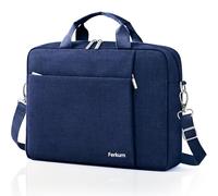 Ferkurn Bolsa para laptop para mujer y hombre, para HP Envy Pavilion Omen/LG Gram/MSI/Dell Inspiron XPS/Lenovo Thinkpad/ASUS/Acer, maletín de transporte con correa para el hombro, azul, 14 pulgadas
