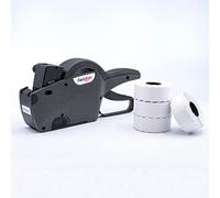 Ferlabel Pro Maquina DE Precios Manual 8 Caracteres Kit Completo DE 4 Rollos DE Etiquetas 26x12