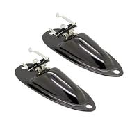 Ferleiss 2 conectores de entrada de salida de guitarra estilo negro de 1/4 pulgadas para guitarra Strat