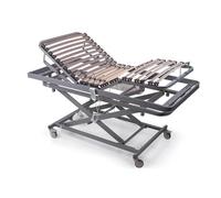 Ferlex - Cama articulada eléctrica con Carro Elevador | Somier articulado de 4 Planos | Altura Regulable 43-83 cm (105x190 cm)