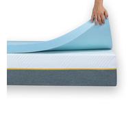 Ferlex - Topper Viscoelástico 5 cm | 150x200 cm | Partículas de Gel | Sobrecolchón | Topper para colchón y sofá