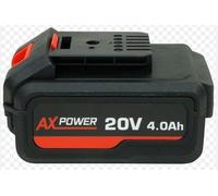 FERM AX-Power - Batería recargable de ion de litio (20 V, 4,0 Ah, compatible con todas las herramientas FERM AX-Power, larga duración, indicador LED, carga rápida)