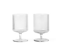 ferm LIVING - Ripple Set de 2 Copas para Vino Transparente