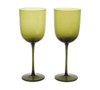 Ferm Living 2 Copas de vino tinto Host 36 cl Verde musgo