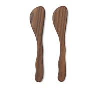 Ferm Living 2 Cuchillos de mantequilla Cairn Dark Brown