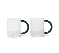 Ferm Living 2 Tazas Still transparente
