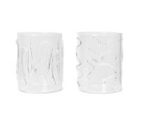 Ferm Living 2 Vasos Doodle tall 35 cl