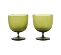 Ferm Living 2 Vasos Host 20 cl Verde musgo