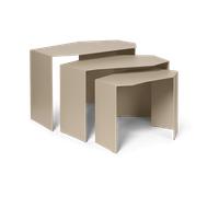 Ferm Living 3 Mesas Shard cluster Cashmere