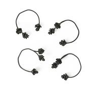 Ferm Living 4 Anillos servilletero Forest Black brass