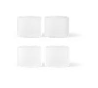 ferm LIVING - Ripple Low Glasses 4 pcs. Frosted