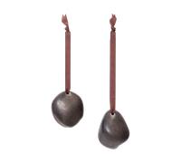 Ferm Living Adorno navideño Bellure 7 cm 2 piezas Rustic Bronze