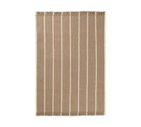 Ferm Living Alfombra Calm kelim Dark Sand. Off-white. 140x200 cm