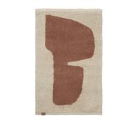Ferm Living Alfombra de baño Lay 50x70 cm Parchment-rust