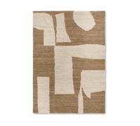 Ferm Living Alfombra de lana Piece Blanco roto-Toffee. 200x300 cm
