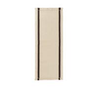 Ferm Living Alfombra de recibidor Calm kelim Off-white. Coffee. 80x200 cm