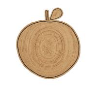 Ferm Living Alfombra de yute braided Apple Natural