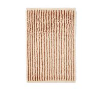 Ferm Living Alfombra Kami Off white-red brown. 80x120 cm
