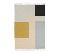 Ferm Living Alfombra Kelim. grande cuadrados
