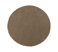 Ferm Living Alfombra tejida Stille redonda Ash Brown Ø240 cm