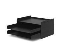 Ferm Living Almacenamiento de documentos 2x2 Organiser negro