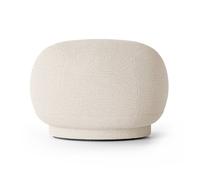Ferm Living Asiento puff Rico pouf Bouclé offwhite