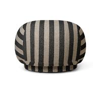 Ferm Living Asiento puff Rico pouf Louisiana sand black