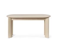 Ferm Living Banco Bevel 90 cm Haya blanca aceitada