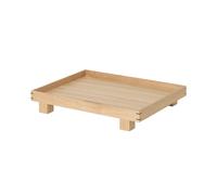 ferm LIVING Bandeja Bon Pequeña, longitud 36 cm, color claro, madera