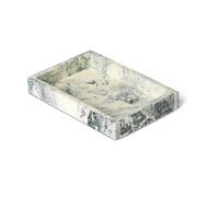 Ferm Living Bandeja decorativa Mist 10x15 cm Emerald-off white