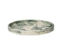 Ferm Living Bandeja decorativa Mist Ø30 cm Emerald-off-white