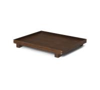 Ferm Living Bandeja de Madera Bon Grande Roble Ahumado