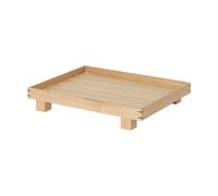 ferm LIVING Bandeja Bon Pequeña, longitud 36 cm, color claro, madera