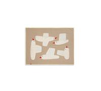 ferm LIVING - Bird Quilted Blanket Sand