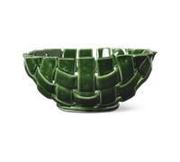 Ferm Living Bol Plait Ø24 cm Emerald green