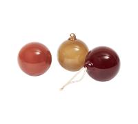 Ferm Living Bola Glass bauble L Ø10 cm 3 piezas Roseate Opaque
