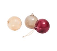 Ferm Living Bola Glass bauble L Ø10 cm 3 piezas Roseate Translucent