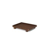 Ferm Living Bandeja de Madera Bon Pequeño Roble Ahumado