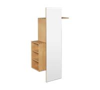 Ferm Living Bon hallway cabinet perchero con espejo Oiled Oak