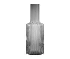 Ferm Living Botella Ripple Smoked grey