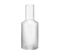 Ferm Living Botella Ripple transparente